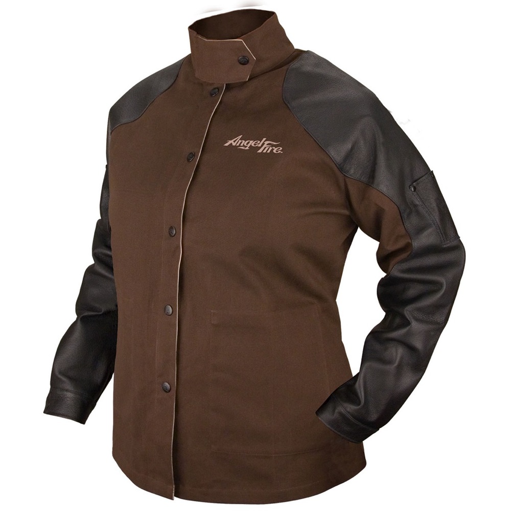 AngelFire Women's FR Cotton & Grain Pigskin Hybrid Welding Jacket